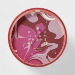 28oz Glass Champagne Candle Light Pink - Opalhouse™ -Opalhouse Store GUEST 02057e90 68e1 4438 a010 8cbd29d85bc6