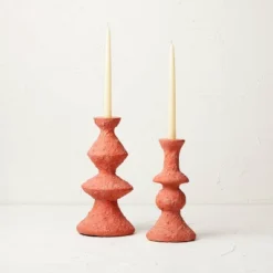 Short Clay Taper Candle Holder Red - Opalhouse™ Designed With Jungalow™ -Opalhouse Store GUEST 030eda6c 85df 45b9 bbc4 07bae42656d4 1