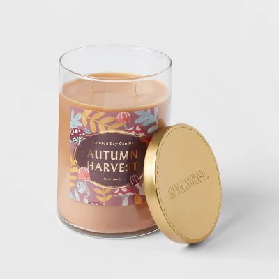 21.5oz Lidded Glass Jar 2-Wick Autumn Harvest Candle - Opalhouse™ 21.5oz Lidded Glass Jar 2-Wick Autumn Harvest Candle - Opalhouse™ -Opalhouse Store GUEST 0a0a68a0 9a5b 4161 a788 a9f1dbd78a66