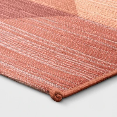 7'x10' Scandi Asymmetrical Rectangular Woven Outdoor Area Rug Bright Peach - Opalhouse™ 7'x10' Scandi Asymmetrical Rectangular Woven Outdoor Area Rug Bright Peach - Opalhouse™ -Opalhouse Store GUEST 0e1e992c 65d8 428e 8ce8 91f640f732d3