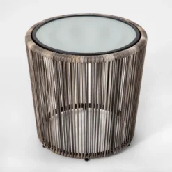 Latigo 3pc Rattan Patio Chat Set, Outdoor Furniture Set - Gray/Brown - Opalhouse™ -Opalhouse Store GUEST 0e1f3ee5 e7b4 4d67 8e86 0f57299f2786