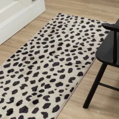 Daffodil Leopard Print Woven Rug - Threshold™ -Opalhouse Store GUEST 0efea80e 333d 4d53 ba99 3047838bb320