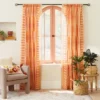 1pc Sheer Ophelia Printed Burnout Window Curtain Panel Orange - Opalhouse™ Designed With Jungalow™ 1 1pc Sheer Ophelia Printed Burnout Window Curtain Panel Orange - Opalhouse™ Designed With Jungalow™ -Opalhouse Store GUEST 1403018d 86ae 4f43 bdb8 a45381091bf1
