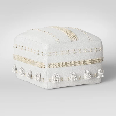 Lory Pouf Textured White - Opalhouse™ Lory Pouf Textured White - Opalhouse™ -Opalhouse Store GUEST 1a423fc8 81d2 4b40 9d99 79588f91146c