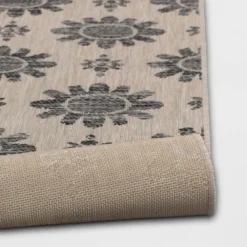 Dark Daisy Outdoor Rug Black - Opalhouse™ 4 Dark Daisy Outdoor Rug Black - Opalhouse™ -Opalhouse Store GUEST 2361835e c528 4e8b a801 5b5e7b52de57