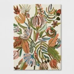 Floral Wool Tufted Area Rug Pink/White - Opalhouse™ -Opalhouse Store GUEST 31188344 1764 41c8 b8db cf880ff73088