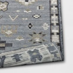 7'x10' Tapestry Rectangular Woven Outdoor Area Rug Gray - Opalhouse™ -Opalhouse Store GUEST 3d63a080 35c1 4b18 87d0 49bd82241939
