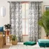 1pc 50"x84" Light Filtering Limu-Limu Leaf Jacquard Curtain Panel Gray - Opalhouse™ Designed With Jungalow™ 1 1pc 50"x84" Light Filtering Limu-Limu Leaf Jacquard Curtain Panel Gray - Opalhouse™ Designed With Jungalow™ -Opalhouse Store GUEST 421dc9b8 44ac 4840 a1f4 2563587244d5