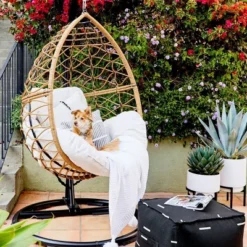 Britanna Patio Hanging Egg Chair - Natural - Opalhouse™ 6 Britanna Patio Hanging Egg Chair - Natural - Opalhouse™ -Opalhouse Store GUEST 4b072736 06c1 4fa1 8662 422f2020ef23