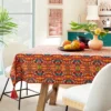 84" X 60" Cotton Calling In The Abundance Tablecloth With Tassels - Opalhouse™ Designed With Jungalow™ 2 84" X 60" Cotton Calling In The Abundance Tablecloth With Tassels - Opalhouse™ Designed With Jungalow™ -Opalhouse Store GUEST 4d6606e4 454e 431e bd7b fd8a5e941f4b