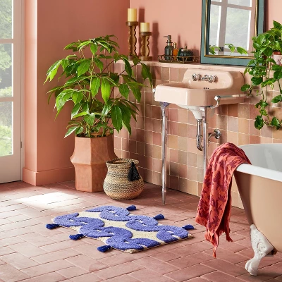 Concentric Wave Blue Bath Rug Blue - Opalhouse™ Designed with Jungalow™ Concentric Wave Blue Bath Rug Blue - Opalhouse™ Designed With Jungalow™ -Opalhouse Store GUEST 580f72e0 2a8b 4288 a6ee 85169fa52b32