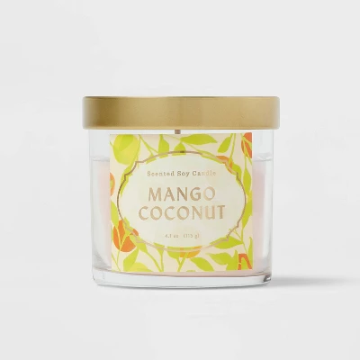 Glass Jar Mango Coconut Candle - Opalhouse™ Glass Jar Mango Coconut Candle - Opalhouse™ -Opalhouse Store GUEST 5fde4c7c e49f 4dd8 9155 a3e0346ab1da