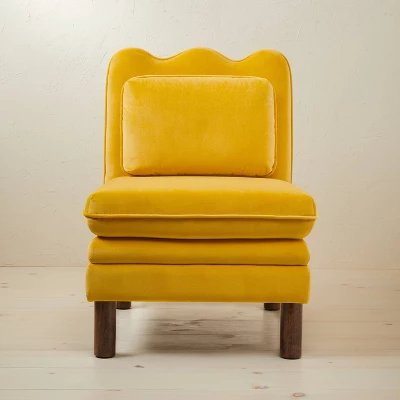 Bencia Slipper Chair Mustard - Opalhouse™ designed with Jungalow™ Bencia Slipper Chair Mustard - Opalhouse™ Designed With Jungalow™ -Opalhouse Store GUEST 62f47060 63ec 43b5 9204 850bc14632a5