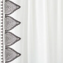 1pc Light Filtering Diamond Border Window Curtain Panel White - Opalhouse™ Designed With Jungalow™ -Opalhouse Store GUEST 6a1227ec a22c 4a58 b5cd ea3e9bda3f45