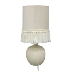 Small Table Lamp With Fringe Shade Off-White (Includes LED Light Bulb) - Opalhouse™ Designed With Jungalow™ -Opalhouse Store GUEST 6a5a28fb 40e2 4ccf aad5 699d151bc234