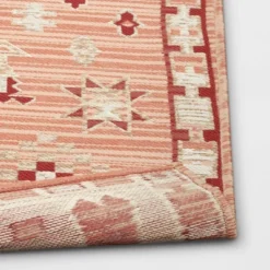 5'x7' Tapestry Rectangular Woven Outdoor Area Rug Red/Pink - Opalhouse™ 4 5'x7' Tapestry Rectangular Woven Outdoor Area Rug Red/Pink - Opalhouse™ -Opalhouse Store GUEST 77b641b6 dcd1 40f9 b161 7be739e1e714