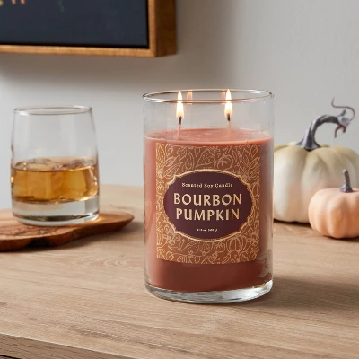 21.5oz Lidded Glass Jar 2-Wick Bourbon Pumpkin Candle - Opalhouse™ 21.5oz Lidded Glass Jar 2-Wick Bourbon Pumpkin Candle - Opalhouse™ -Opalhouse Store GUEST 7a906019 55e8 45c8 a1c2 e15869ca9350