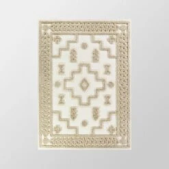 Outdoor Rug Tufted Geo Cream - Opalhouse™ -Opalhouse Store GUEST 82a3fbe0 e309 4066 ac99 d8006940ed73