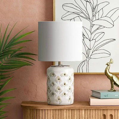 Diamond Cutout Table Lamp with Lit Base - Opalhouse™ Diamond Cutout Table Lamp With Lit Base - Opalhouse™ -Opalhouse Store GUEST 968ae712 57c8 4a52 bf0b 88f935ae562d