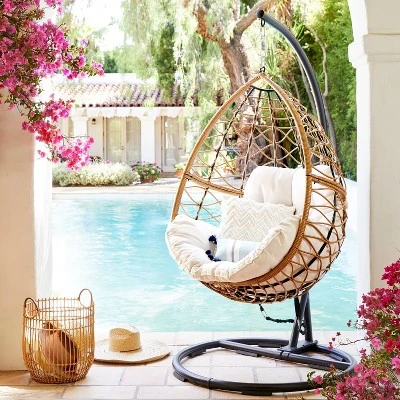 Britanna Patio Hanging Egg Chair - Natural - Opalhouse™ Britanna Patio Hanging Egg Chair - Natural - Opalhouse™ -Opalhouse Store GUEST 981465c4 6d26 4dc3 9e19 6d7dbd5d47aa
