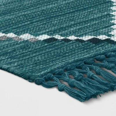 5' x 7' Soft Moroccan Tapestry with Double Knot Fringe Woven Outdoor Rug Teal - Opalhouse™ 5' X 7' Soft Moroccan Tapestry With Double Knot Fringe Woven Outdoor Rug Teal - Opalhouse™ -Opalhouse Store GUEST 997dcd8d cab4 4f9a ac65 0ee138b4016b