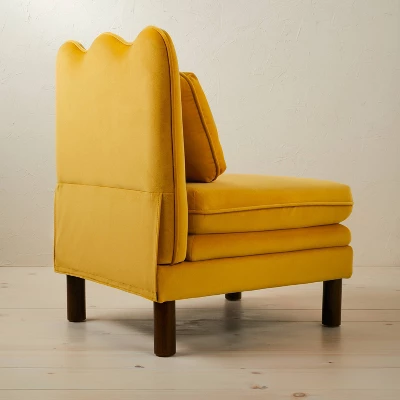 Bencia Slipper Chair Mustard - Opalhouse™ designed with Jungalow™ Bencia Slipper Chair Mustard - Opalhouse™ Designed With Jungalow™ -Opalhouse Store GUEST a0cf3891 5fcb 4e49 b2aa 64b42fb9e215