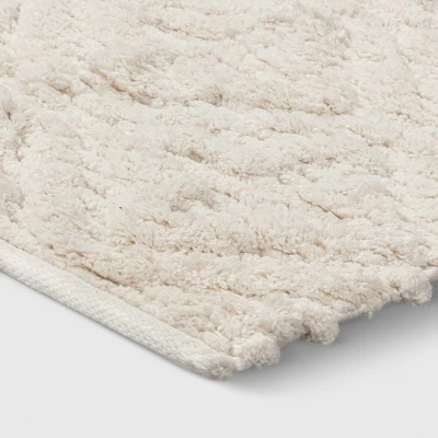 Textured Diamond Shag Bath Rug Cream - Opalhouse™ Textured Diamond Shag Bath Rug Cream - Opalhouse™ -Opalhouse Store GUEST af8db595 290c 4a45 8750 81322df3f29b