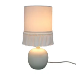 Small Table Lamp With Fringe Shade Off-White (Includes LED Light Bulb) - Opalhouse™ Designed With Jungalow™ -Opalhouse Store GUEST b032319a c7f7 464d ab2a a2536f5698f3