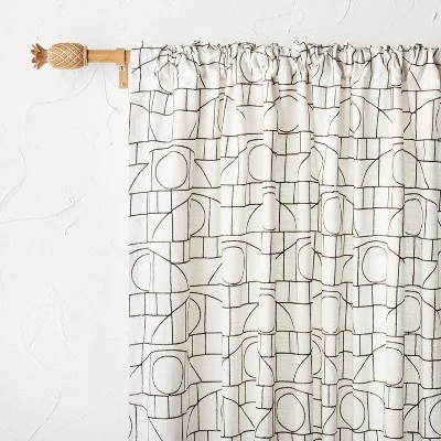 1pc Light Filtering Embroidery Bridges Window Curtain Panel White - Opalhouse™ designed with Jungalow™ 1pc Light Filtering Embroidery Bridges Window Curtain Panel White - Opalhouse™ Designed With Jungalow™ -Opalhouse Store GUEST b134425f b085 476d 88d6 dfd35e0ed062