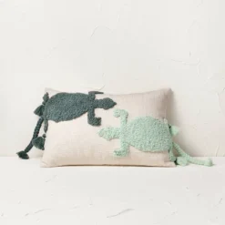 Two Lizard Punch Needle Lumbar Throw Pillow - Opalhouse™ Designed With Jungalow™ 6 Two Lizard Punch Needle Lumbar Throw Pillow - Opalhouse™ Designed With Jungalow™ -Opalhouse Store GUEST b928f6a8 8ca3 4efd 8799 466299a95a4e