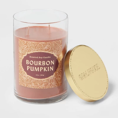 21.5oz Lidded Glass Jar 2-Wick Bourbon Pumpkin Candle - Opalhouse™ 21.5oz Lidded Glass Jar 2-Wick Bourbon Pumpkin Candle - Opalhouse™ -Opalhouse Store GUEST b97bd4c3 cb36 4c45 84ed 18c83428c2f3
