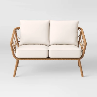 Britanna Patio Loveseat, Outdoor Furniture - Natural - Opalhouse™ Britanna Patio Loveseat, Outdoor Furniture - Natural - Opalhouse™ -Opalhouse Store GUEST bacb2cde 07dd 4449 8644 cad191eecb84