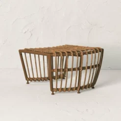 Topanga Club Chair With Ottoman - Blue/Brown - Opalhouse™ Designed With Jungalow™ -Opalhouse Store GUEST bb0fc57f 6257 4edf bee0 36cd1ab7978e