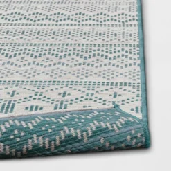 5' X 7' Tapestry Woven Outdoor Rug Aqua - Opalhouse™ 4 5' X 7' Tapestry Woven Outdoor Rug Aqua - Opalhouse™ -Opalhouse Store GUEST d89b2b6c 34c5 4db7 b760 30af76ec6a4a