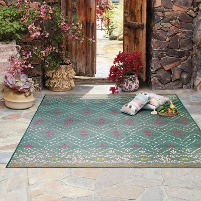 7' x 10' Outdoor Rug Aqua - Opalhouse™ 7' X 10' Outdoor Rug Aqua - Opalhouse™ -Opalhouse Store GUEST d8c0fb1b 1355 4d66 b8e8 313696641cbc