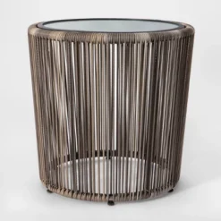 Latigo 3pc Rattan Patio Chat Set, Outdoor Furniture Set - Gray/Brown - Opalhouse™ -Opalhouse Store GUEST d8cebc9c de65 46b7 835c a1ae4a0dd376