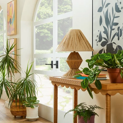 Faux Raffia Table Lamp Brown (Includes LED Light Bulb) - Opalhouse™ designed with Jungalow™ Faux Raffia Table Lamp Brown (Includes LED Light Bulb) - Opalhouse™ Designed With Jungalow™ -Opalhouse Store GUEST e9bf297e 12db 44fa a79a bc294c6fd5fe