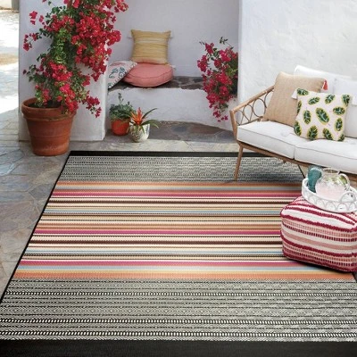 7' x 10' Outdoor Rug Multi Stripe Global Pink - Opalhouse™ 7' X 10' Outdoor Rug Multi Stripe Global Pink - Opalhouse™ -Opalhouse Store GUEST f08e9c0e e904 452b ae49 a2fe1880ad63