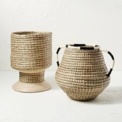 Seasgrass And Bamboo Woven Pedestal Vase - Opalhouse™ Designed With Jungalow™ 4 Seasgrass And Bamboo Woven Pedestal Vase - Opalhouse™ Designed With Jungalow™ -Opalhouse Store GUEST f40310db 34b9 40f3 aeb2 f7887abcfcc9