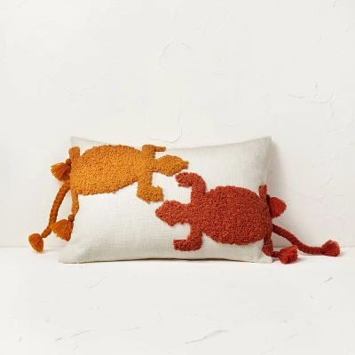 Two Lizard Punch Needle Lumbar Throw Pillow - Opalhouse™ designed with Jungalow™ Two Lizard Punch Needle Lumbar Throw Pillow - Opalhouse™ Designed With Jungalow™ -Opalhouse Store GUEST f5ef5d22 c347 45bc bdfc ebe9aaf2ebe1