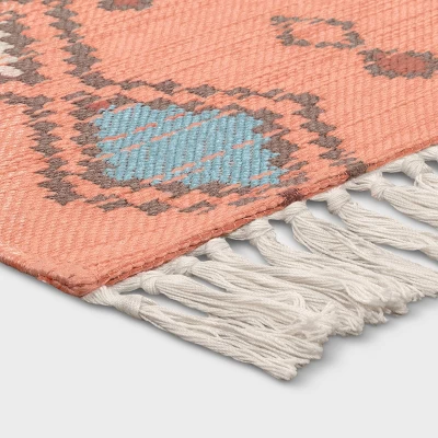 7'x10' Bright Moroccan Rectangular Tapestry Woven Outdoor Area Rug Coral Orange - Opalhouse™ 7'x10' Bright Moroccan Rectangular Tapestry Woven Outdoor Area Rug Coral Orange - Opalhouse™ -Opalhouse Store GUEST fa4833ef 484f 459e ae79 c62bd06a35dd 1