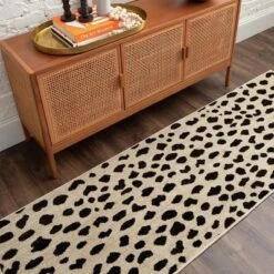 Daffodil Leopard Print Woven Rug - Threshold™ -Opalhouse Store GUEST fd7ce3b6 e6f3 40a7 83d7 ec02ffd3ec0b