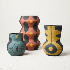 Medium Geo Pattern Vase Yellow - Opalhouse™ Designed With Jungalow™ -Opalhouse Store GUEST ffdfb76e 4af7 4a2f bf54 eb82c22ddd07 1