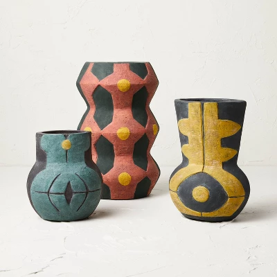 Small Geo Pattern Vase Yellow - Opalhouse™ designed with Jungalow™ Small Geo Pattern Vase Yellow - Opalhouse™ Designed With Jungalow™ -Opalhouse Store GUEST ffdfb76e 4af7 4a2f bf54 eb82c22ddd07